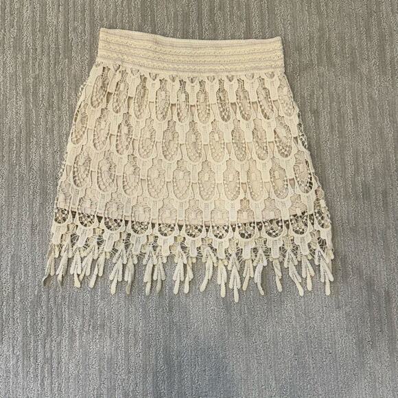 Club Z Collection Cream Hobo Knit Festival Size L/XL Western Fair Boho - Picture 1 of 9